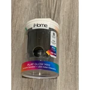 iHome iBT810 PLAYGLOW MINI wireless Bluetooth Speaker- black
